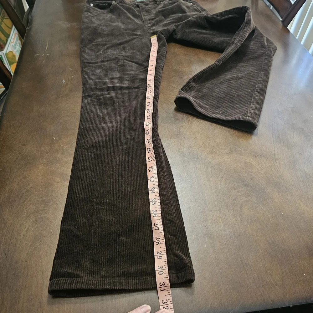 Ralph Lauren Jeans Company Brown Corduroy Bootcut  Pants Stretch Women's Size 8 - Picture 10 of 12
